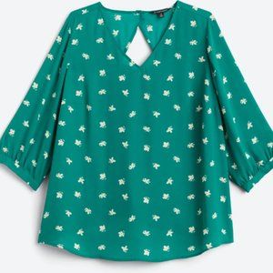 41 HAWTHORN Johanna Open Back Detail Blouse Size 2X